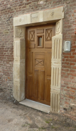Création d'un encadrement de porte Iwuy (Cambrésis)